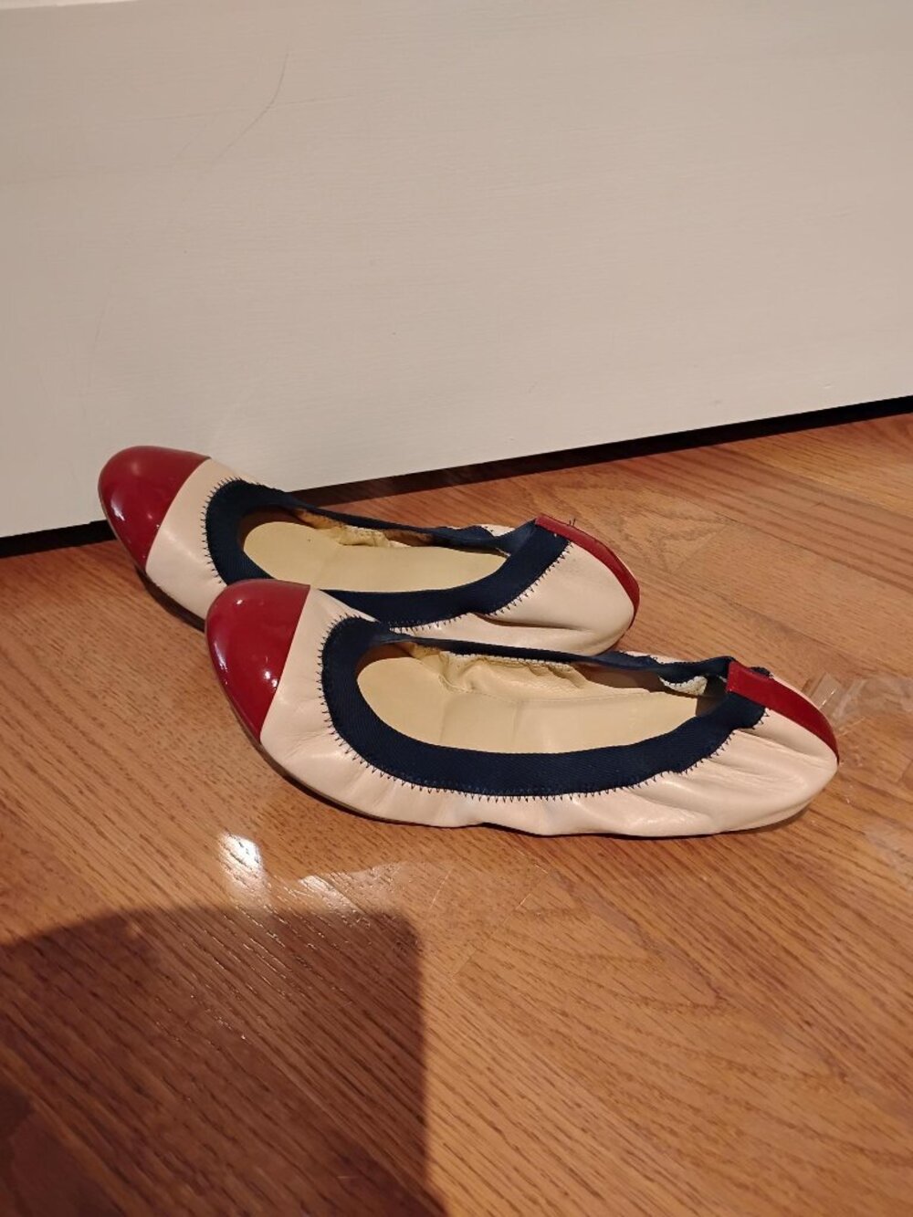 J Crew Leather Ballet Flats Size 8.5